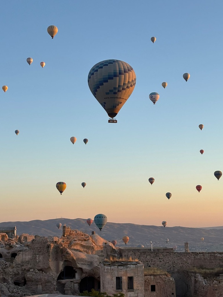 Türkei: Zwischen Großstadt-Vibe und Tradition. Heißluftballons über Kappadokia