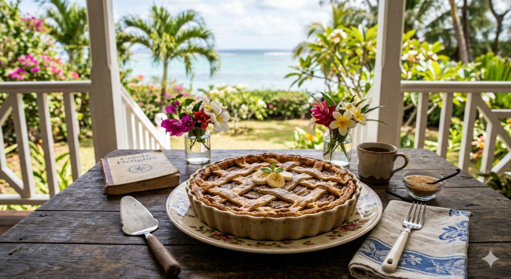 Tarte au Banane Rezept aus Mauritius