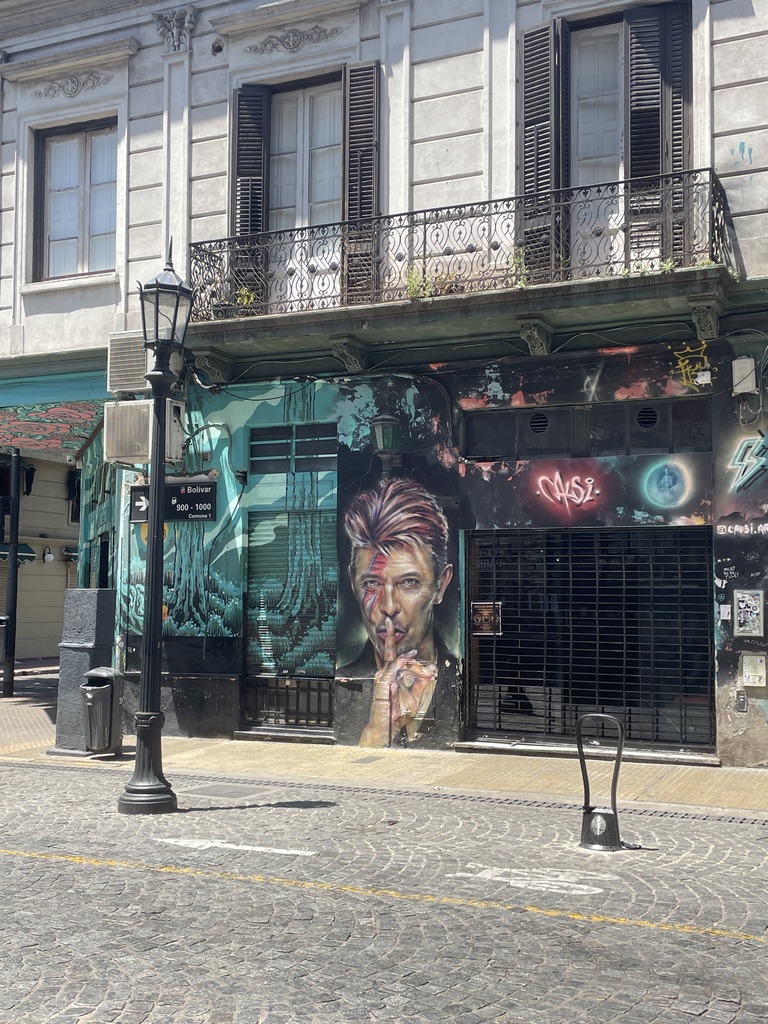 Wandgraffitti in San Telmo Buenos Aires