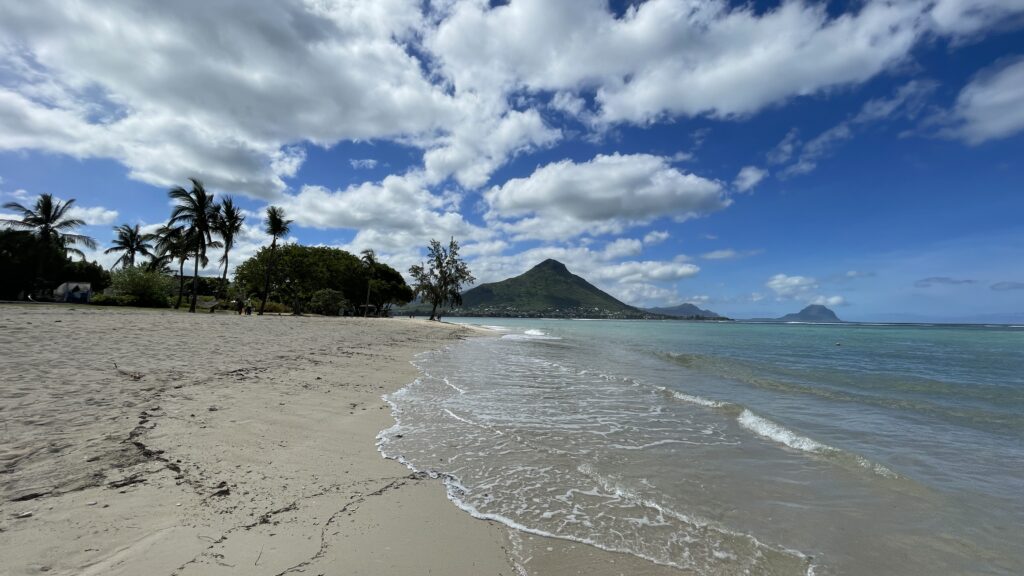 Blick auf Le Morne in Mauritius