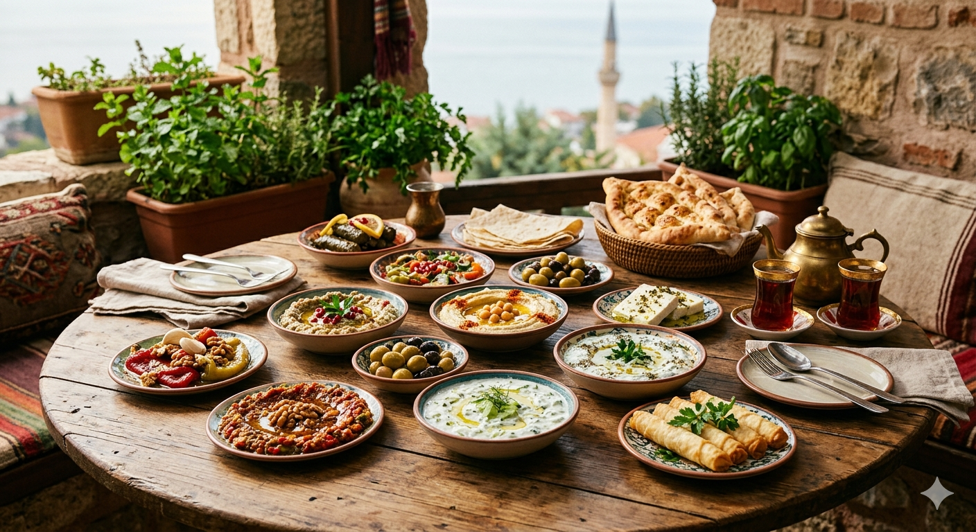 Türkische Mezze